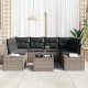 Sonata H Градински Софа Комплект с възглавница 7 pcs Сив 55 x 55 x 37 см