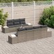 Sonata H Градински Софа Комплект с възглавница 8 pcs Сив 55 x 55 x 37 см