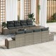 Sonata H Градински Софа Комплект с възглавница 7 pcs Сив 55 x 55 x 37 см