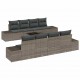 Sonata H Градински Софа Комплект с възглавница 7 pcs Сив 55 x 55 x 37 см