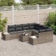 Sonata H Градински Софа Комплект с възглавница 9 pcs Сив 55 x 55 x 37 см