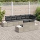 Sonata H Градински Софа Комплект 8 pcs Светлосиво 319 x 154 x 85 см