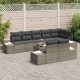 Sonata H Градински Софа Комплект 9 pcs Сив 319 x 154 x 85 см Полиратан