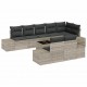 Sonata H Градински Софа Комплект 9 pcs Светлосиво 319 x 154 x 85 см