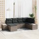 Sonata H Градински Софа Комплект 6 pcs Сив 264 x 154 x 85 см Полиратан