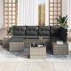 Sonata H Градински Софа Комплект 7 pcs Сив 264 x 154 x 85 см Полиратан