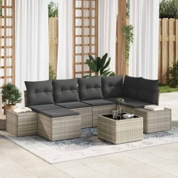 Sonata H Градински Софа Комплект 7 pcs Светлосиво 264 x 154 x 85 см - Seturi pentru exterior