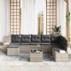 Sonata H Градински Софа Комплект 9 pcs Светлосиво 319 x 209 x 85 см