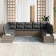 Sonata H Градински Софа Комплект 9 pcs Сив 289 x 209 x 85 см Полиратан
