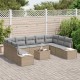 Sonata H Градински Софа Комплект 10 pcs бежово и светлосиво