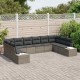 Sonata H Градински Софа Комплект 10 pcs Сив 344 x 209 x 85 см Полиратан