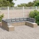 Sonata H Градински Софа Комплект 10 pcs бежово и светлосиво
