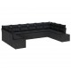 Sonata H Градински Софа Комплект 10 pcs Черно 344 x 209 x 85 см