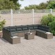 Sonata H Градински Софа Комплект 11 pcs Сив 344 x 209 x 85 см Полиратан