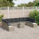 Sonata H Градински Софа Комплект 11 pcs Светлосиво 344 x 209 x 85 см