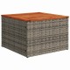 Sonata Set de canapele pentru grădină 7 buc. 6-Număr de locuri Gri