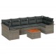 Sonata H Градински Софа Комплект с възглавница 8 pcs Сив 55 x 55 x 37 см