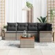 Sonata H Градински Софа Комплект с възглавница 6 pcs Сив 55 x 55 x 37 см