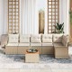 Sonata H Градински Софа Комплект 7 pcs Бежов и кремав 55 x 55 x 37 см