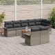 Sonata H Градински Софа Комплект с възглавница 9 pcs Сив 55 x 55 x 37 см