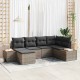 Sonata H Градински Софа Комплект 6 pcs Сив 264 x 154 x 85 см Полиратан
