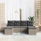 Sonata H Градински Софа Комплект 6 pcs Сив 184 x 62 x 85 см Полиратан
