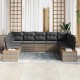 Sonata H Градински Софа Комплект 5 pcs Сив 289 x 209 x 85 см Полиратан