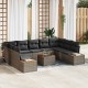 Sonata H Градински Софа Комплект 6 pcs Сив 289 x 209 x 85 см Полиратан