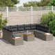 Sonata H Градински Софа Комплект 6 pcs Сив 289 x 209 x 85 см Полиратан