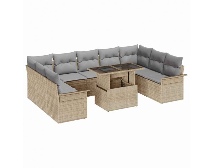 Sonata H Градински Софа Комплект 10 pcs Бежово 100 x 55 x 73 см