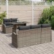 Sonata H Градински Софа Комплект 6 pcs Сив 100 x 55 x 73 см Полиратан