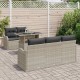 Sonata H Градински Софа Комплект 6 pcs Светлосиво 100 x 55 x 73 см