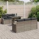 Sonata H Градински Софа Комплект 7 pcs Сив 100 х 55 х 73 см Полиратан