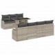 Sonata H Градински Софа Комплект 8 pcs Светлосиво 100 x 55 x 73 см