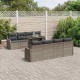 Sonata H Градински Софа Комплект 9 pcs Сив 100 x 55 x 73 см Полиратан