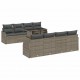 Sonata H Градински Софа Комплект 9 pcs Сив 100 x 55 x 73 см Полиратан