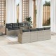 Sonata H Градински Софа Комплект 9 pcs Светлосиво 100 x 55 x 73 см