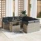 Sonata H Градински Софа Комплект 9 pcs Светлосиво 100 х 55 х 73 см