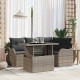 Sonata H Градински Софа Комплект 5 pcs Сив 100 x 55 x 73 см Полиратан