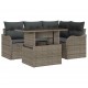 Sonata H Градински Софа Комплект 5 pcs Сив 100 x 55 x 73 см Полиратан