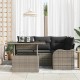 Sonata H Градински Софа Комплект 5 pcs Сив 100 x 55 x 73 см Полиратан