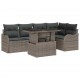 Sonata H Градински Софа Комплект 6 pcs Сив 100 x 55 x 73 см Полиратан