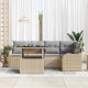 Sonata H Градински Софа Комплект 6 pcs Бежово 100 x 55 x 73 см Полиратан