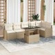 Sonata H Градински Софа Комплект 7 pcs Бежово 100 x 55 x 73 см Полиратан
