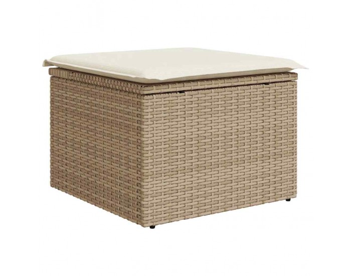 Sonata H Градински Софа Комплект с възглавница 7 pcs Бежово Полиратан