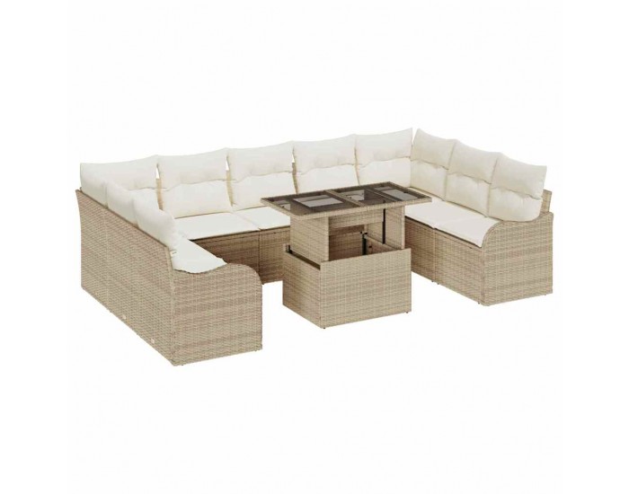 Sonata H Градински Софа Комплект 10 pcs Бежово 100 x 55 x 73 см
