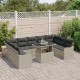 Sonata H Градински Софа Комплект 10 pcs Светлосиво 100 x 55 x 73 см