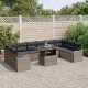 Sonata H Градински Софа Комплект 11 pcs Сив 100 x 55 x 73 см Полиратан