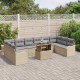 Sonata H Градински Софа Комплект 11 pcs Бежово 100 x 55 x 73 см