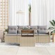 Sonata H Градински Софа Комплект 5 pcs Бежово 100 x 55 x 73 см Полиратан